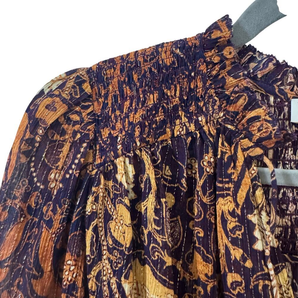 Ulla Johnson Ida Blouse in "Celestial" Size 4 - Picture 8 of 12